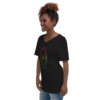 Unisex Short Sleeve V-Neck T-Shirt - Image 2