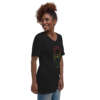 Unisex Short Sleeve V-Neck T-Shirt - Image 3